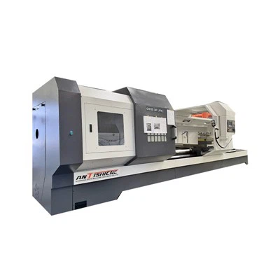 Peiriant turn cnc gwely gwastad